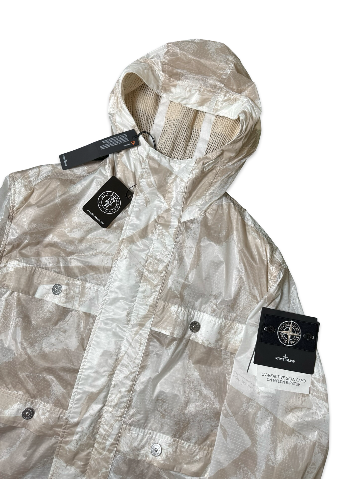Stone Island UV-Reactive Scan Camo On Nylon Ripstop