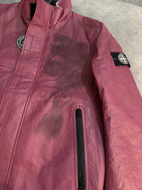 Stone Island Ice Jacket In Dyneema Bonded Leather