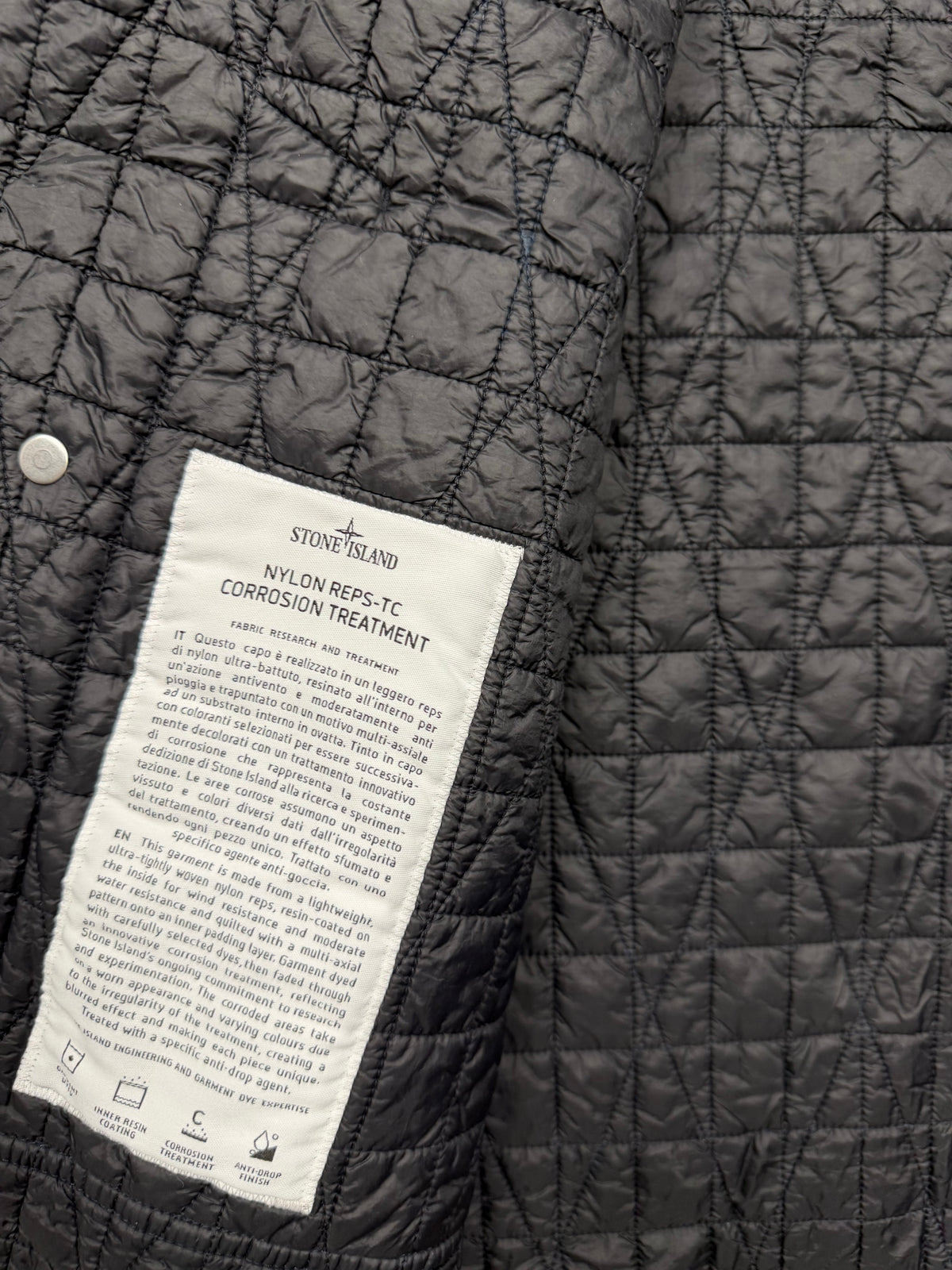 Stone Island Nylon Reps-TC Corrosion Treatment