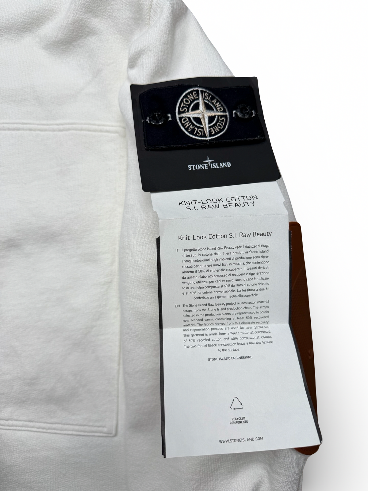 Stone Island Knit-Look Cotton S.I Raw Beauty
