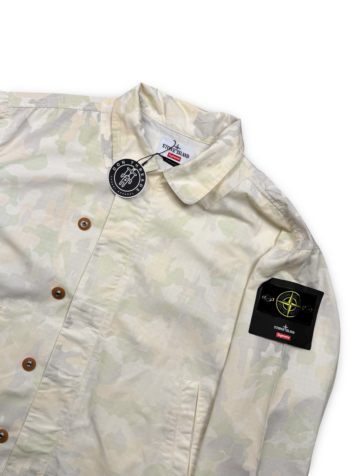Stone Island x Supreme Cotton Ripstop Ice Jacket Camouflage