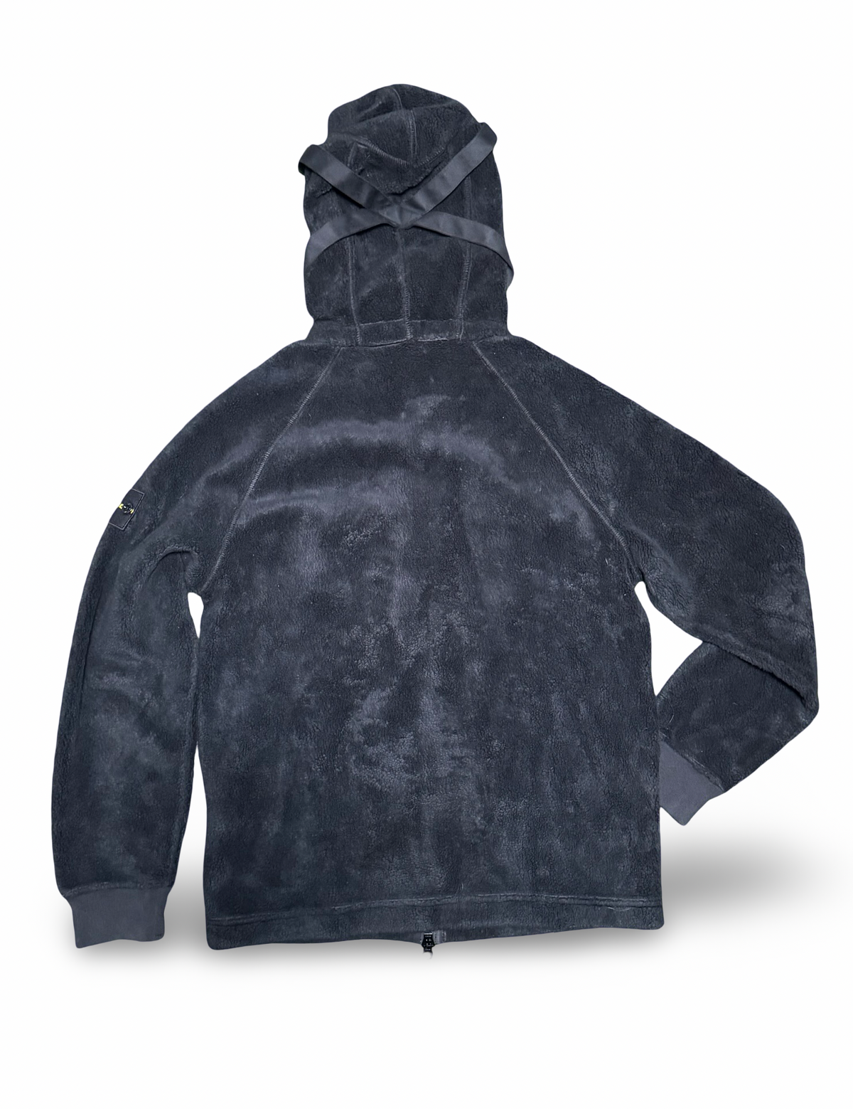 Stone Island Double Pocket Teddy Fleece Zip Up