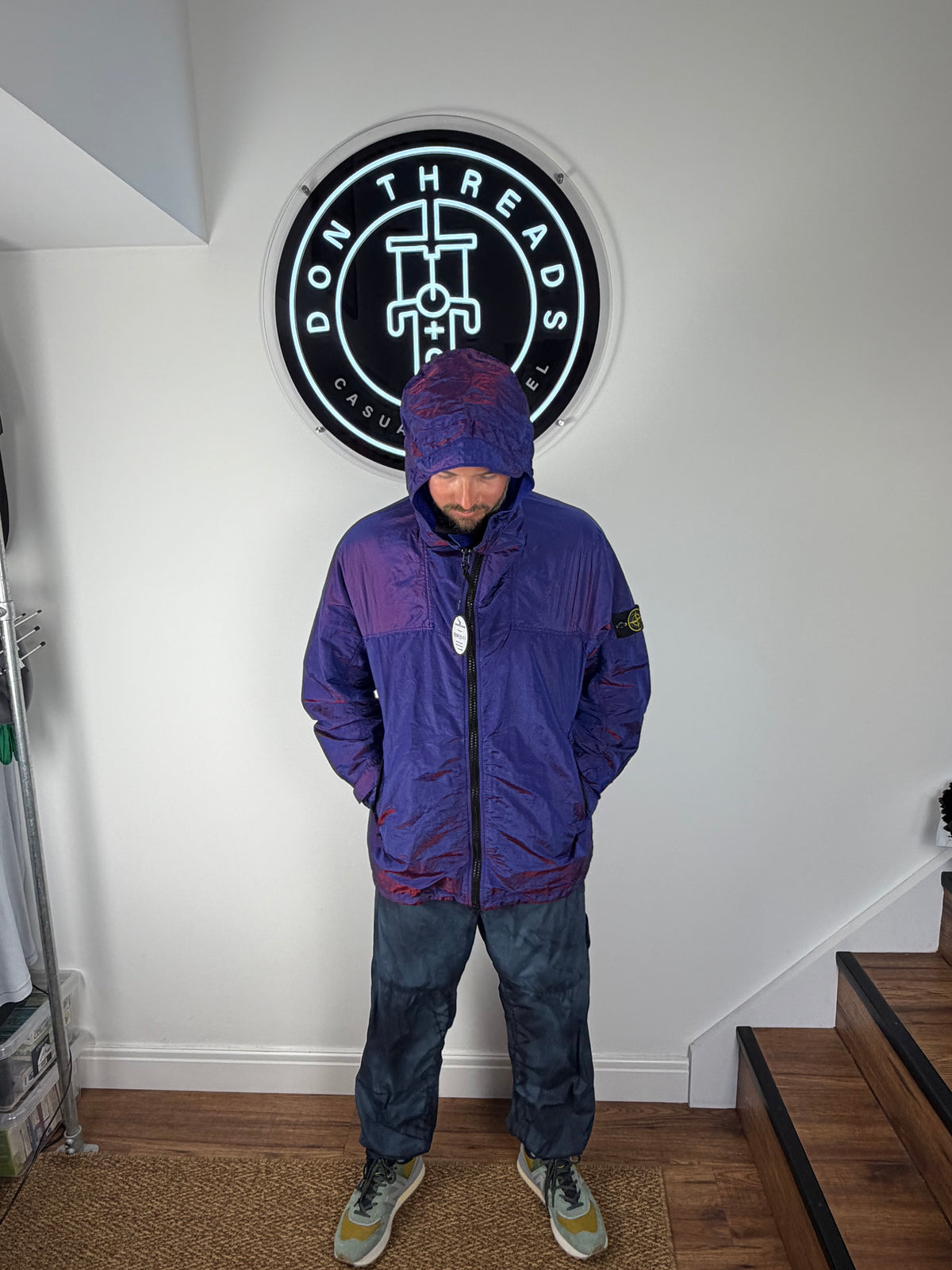 Stone Island Nylon metal Watro Red Weft