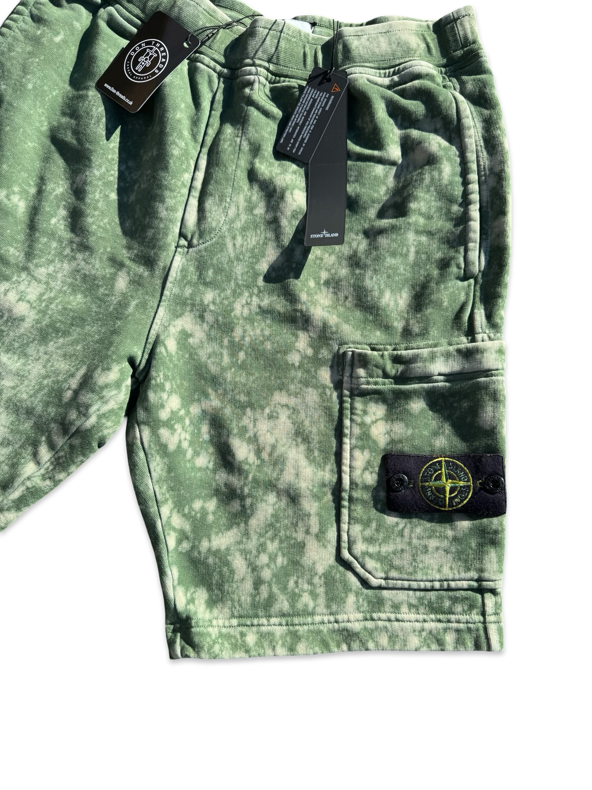 Stone Island OVD Acid Wash Fleece Shorts