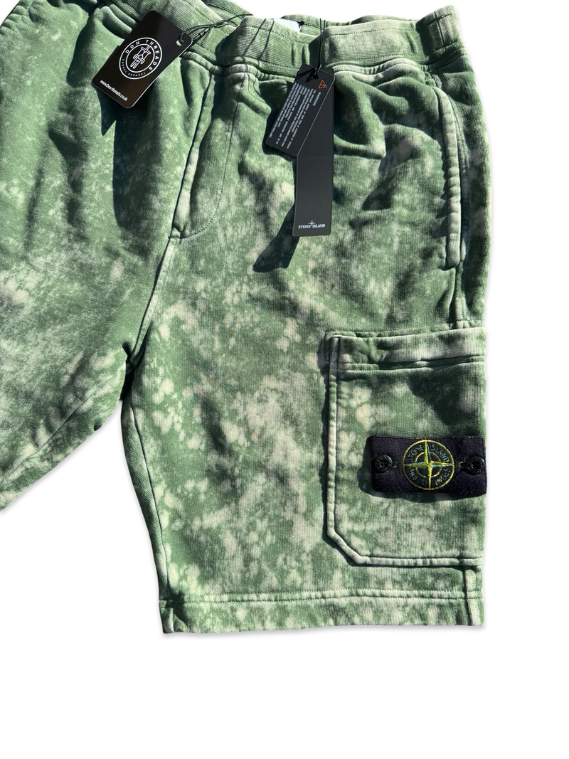Stone Island OVD Acid Wash Fleece Shorts