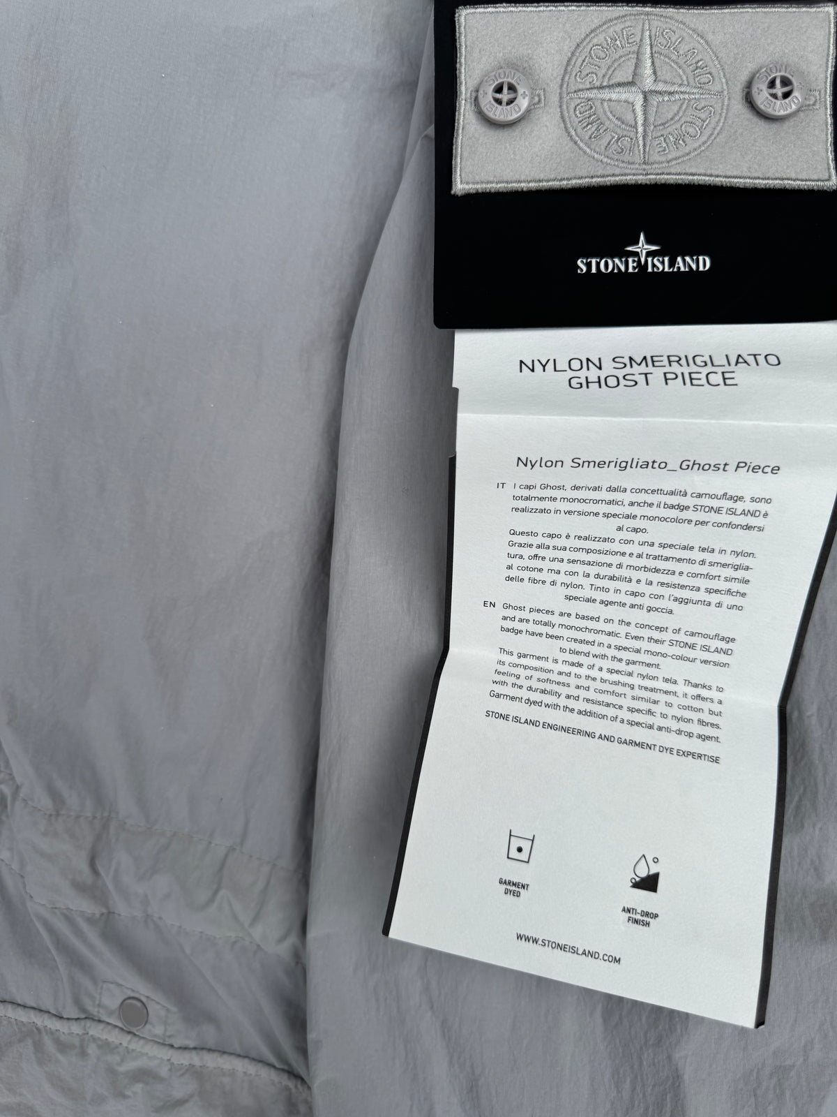 Stone Island Ghost Project Nylon Smerigliato Ghost Piece