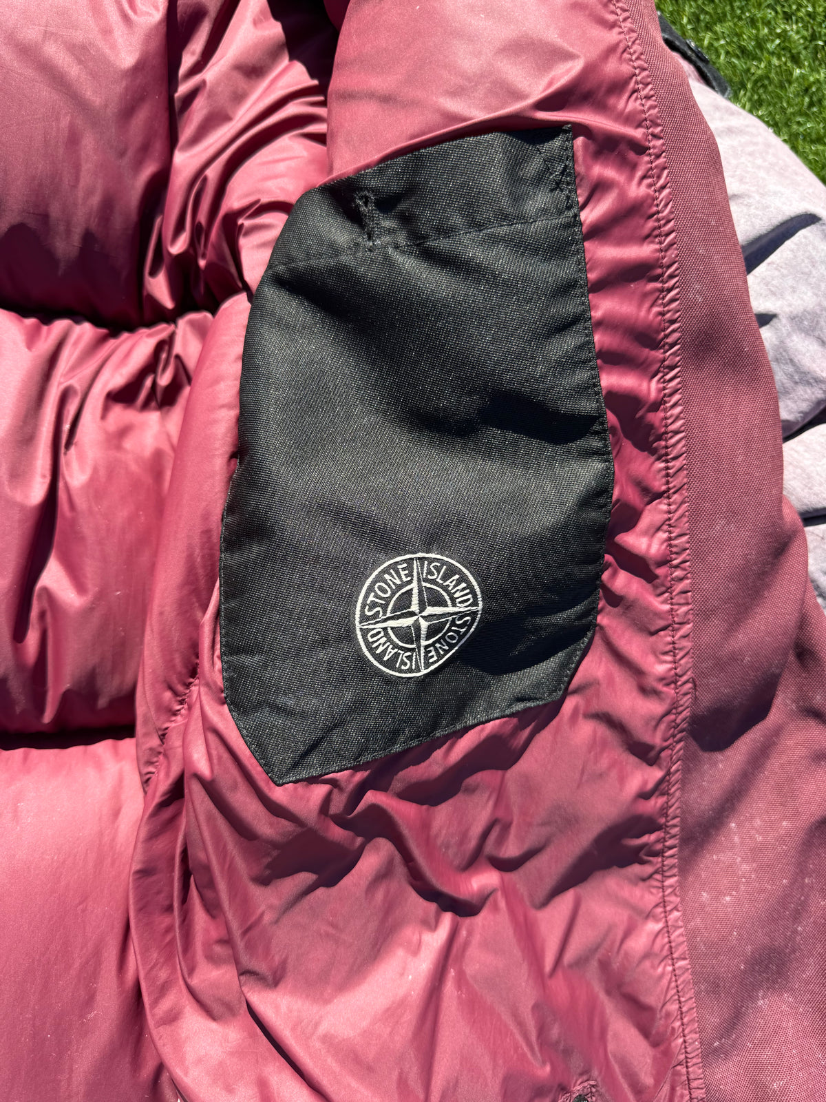 Stone Island Tela Nylon Down With Dust Colour Frost Finish