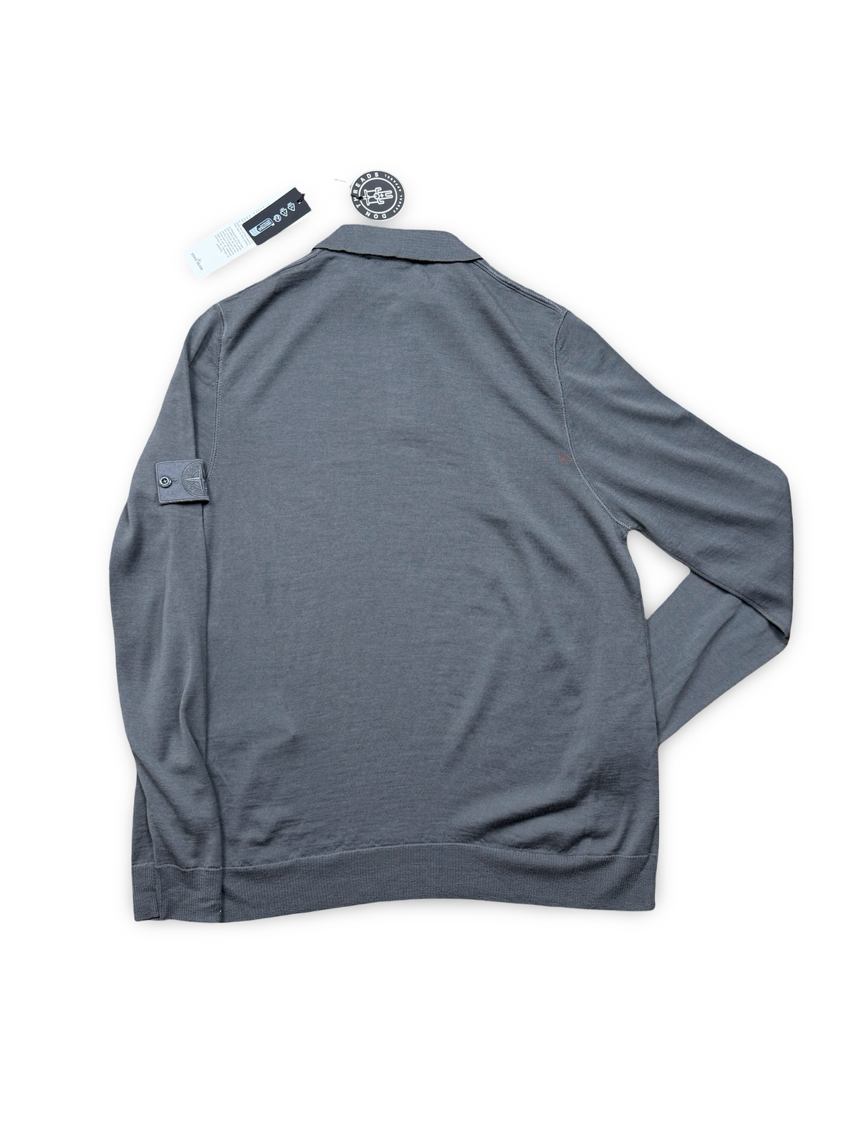 Stone Island Ghost Project Wool Long Sleeve Polo