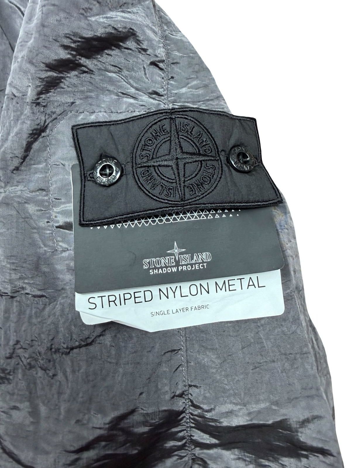 Stone Island Stripped Nylon Metal Parka