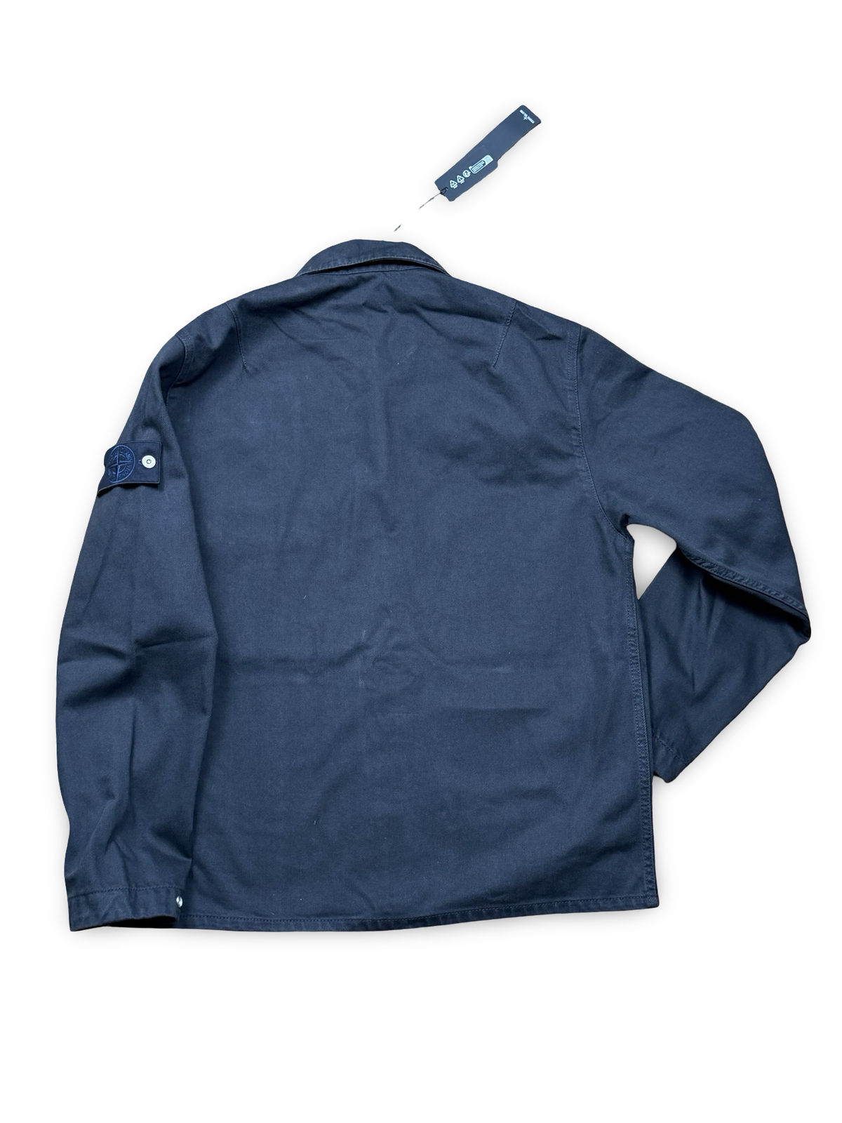 Stone Island Denim Zip Up Overshirt