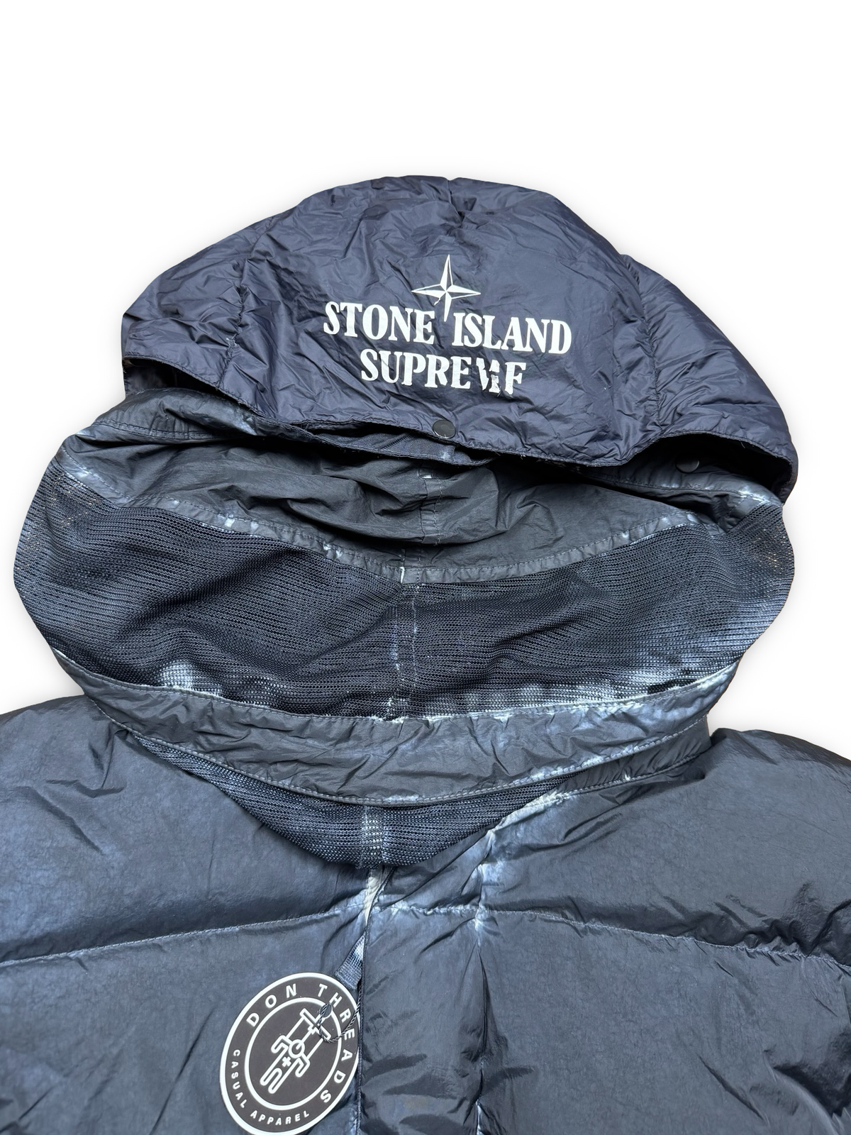 Stone Island x Supreme Paintball Camouflage Crinkle Reps NY Down-TC