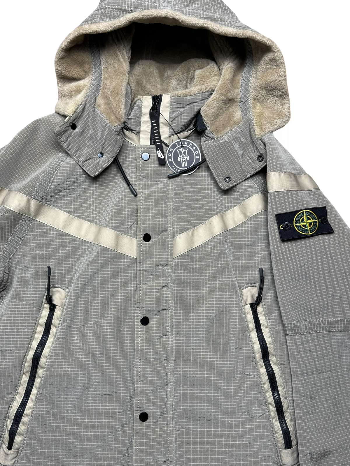 Stone Island x Nike Jacquard Grid On Wool Fur