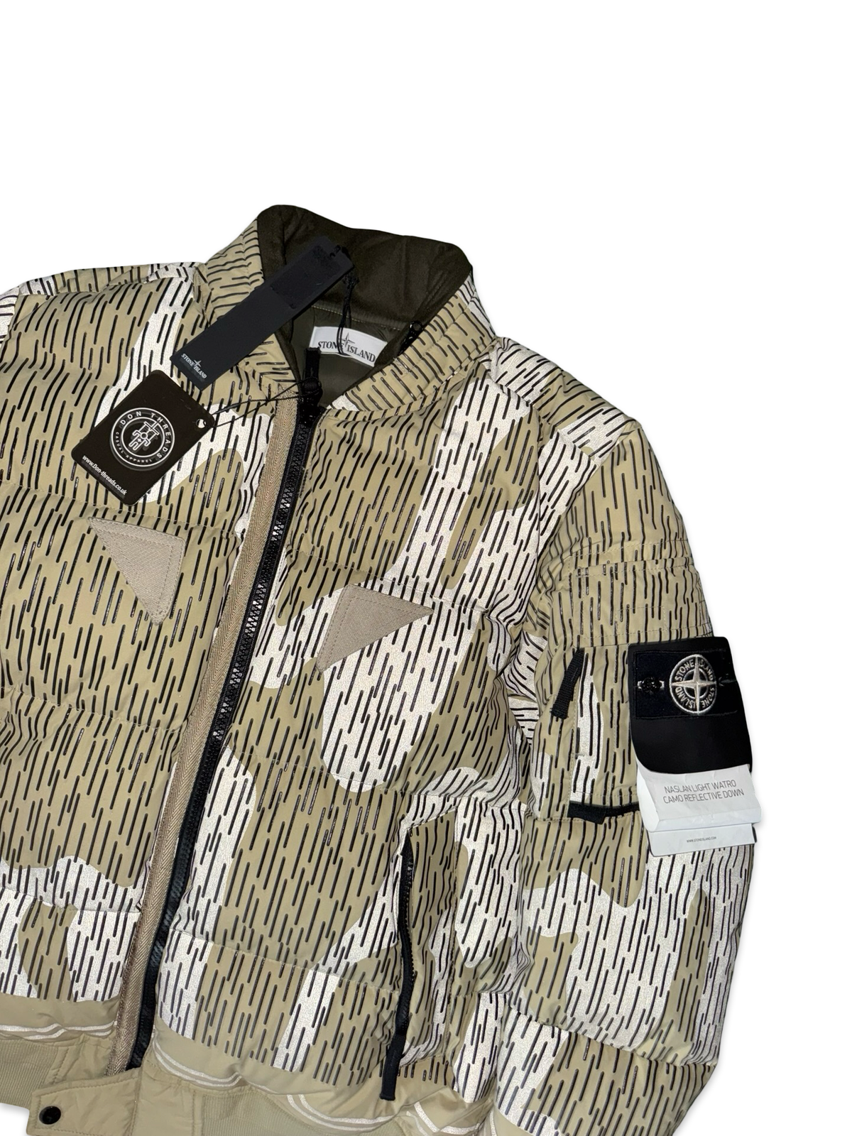 Stone Island Naslan Light Watro Camo Reflective Down