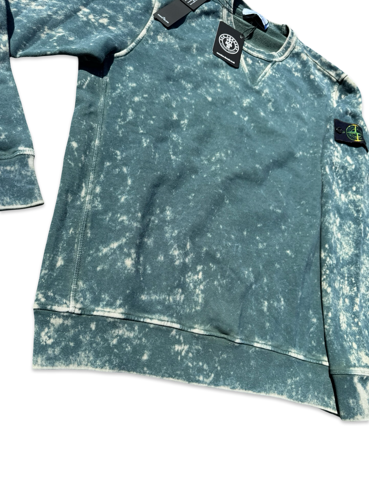 Stone Island OVD Acid Wash Crewneck