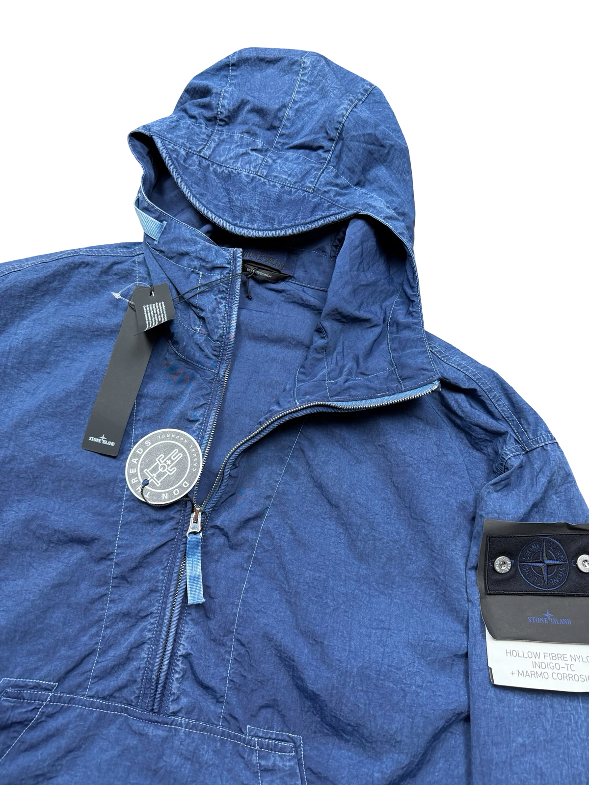 Stone Island Hollow Fibre Nylon Indigo-TC + Marmo Corrosion