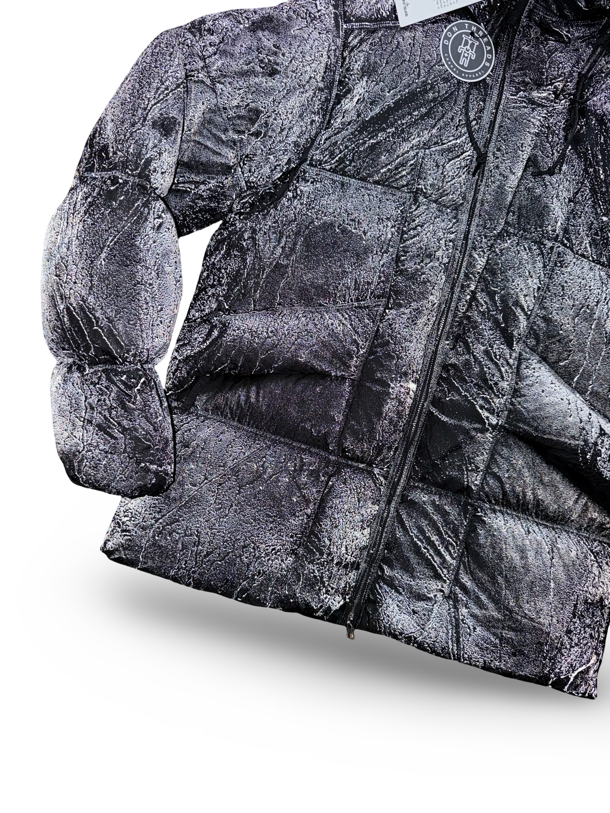 Stone Island Light Nylon Tela Hand Sprayed Reflective