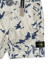 Stone Island Scan Desert Camo Comfort Fit Cargo Shorts