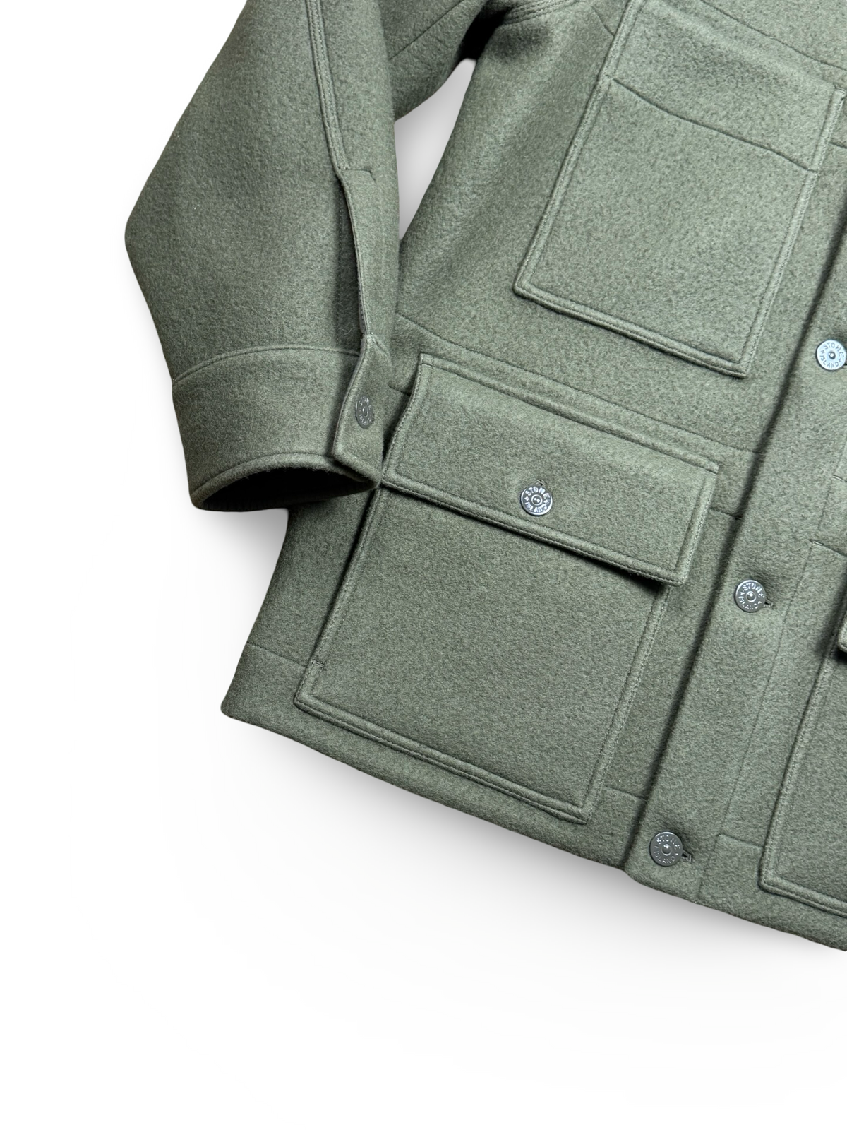 Stone Island Heavy Melton Ghost Piece