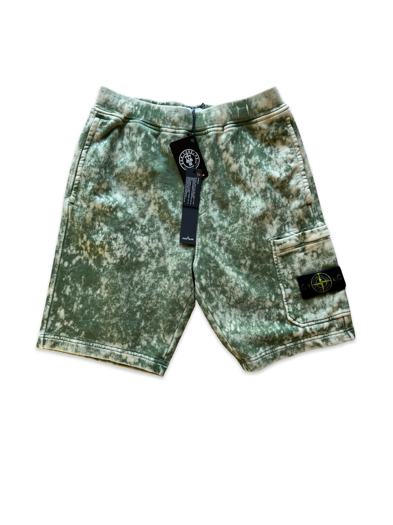 Stone Island OVD Acid Wash Fleece Shorts
