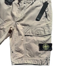Stone Island Hand Corrosion Cargo Shorts