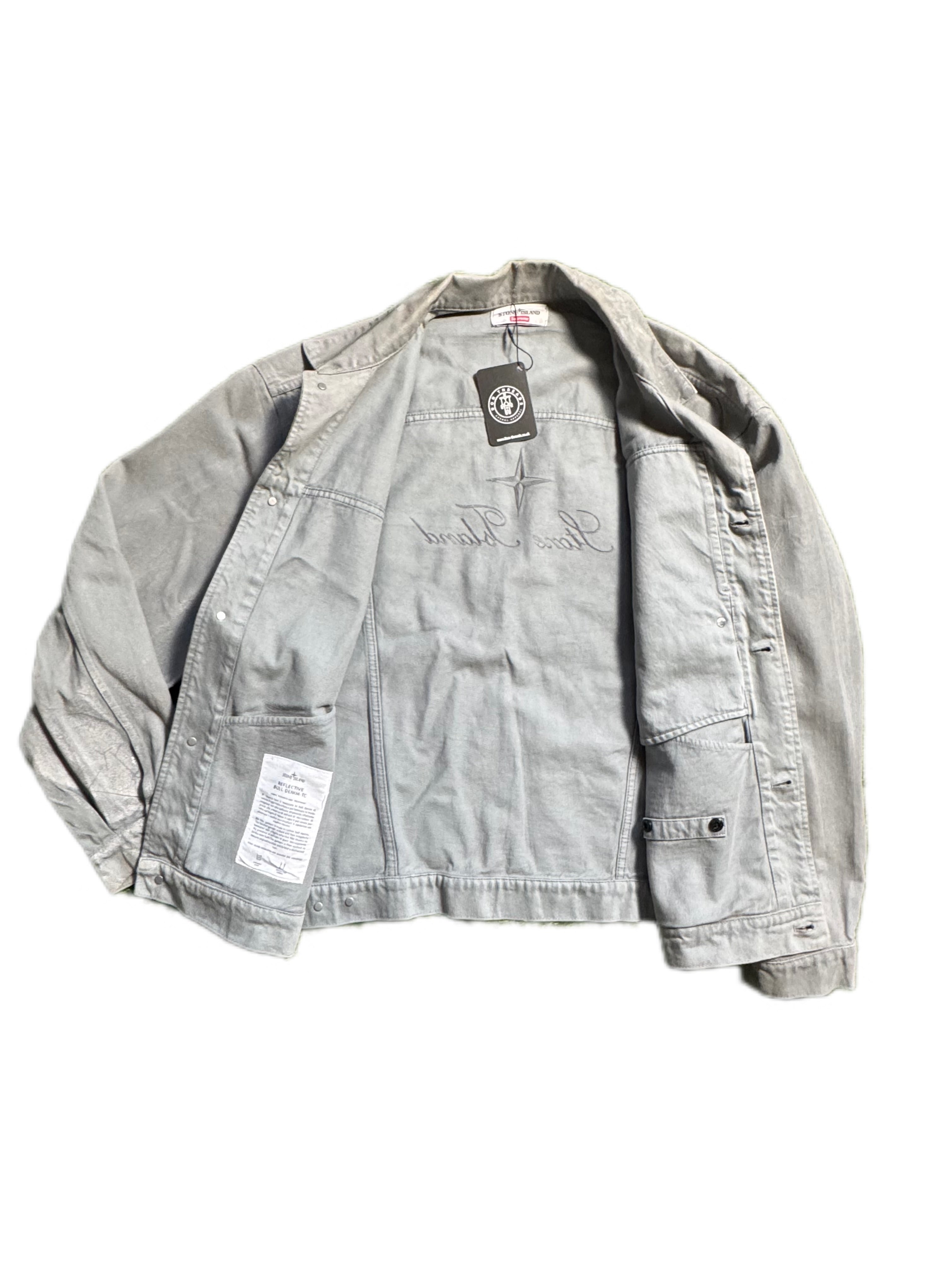 Stone Island x Supreme Reflective Bull Denim-TC – DON Threads