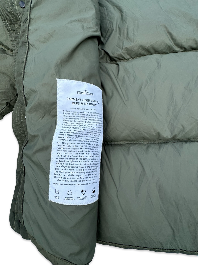Stone Island Garment Dyed Crinkle Reps R-NY Down