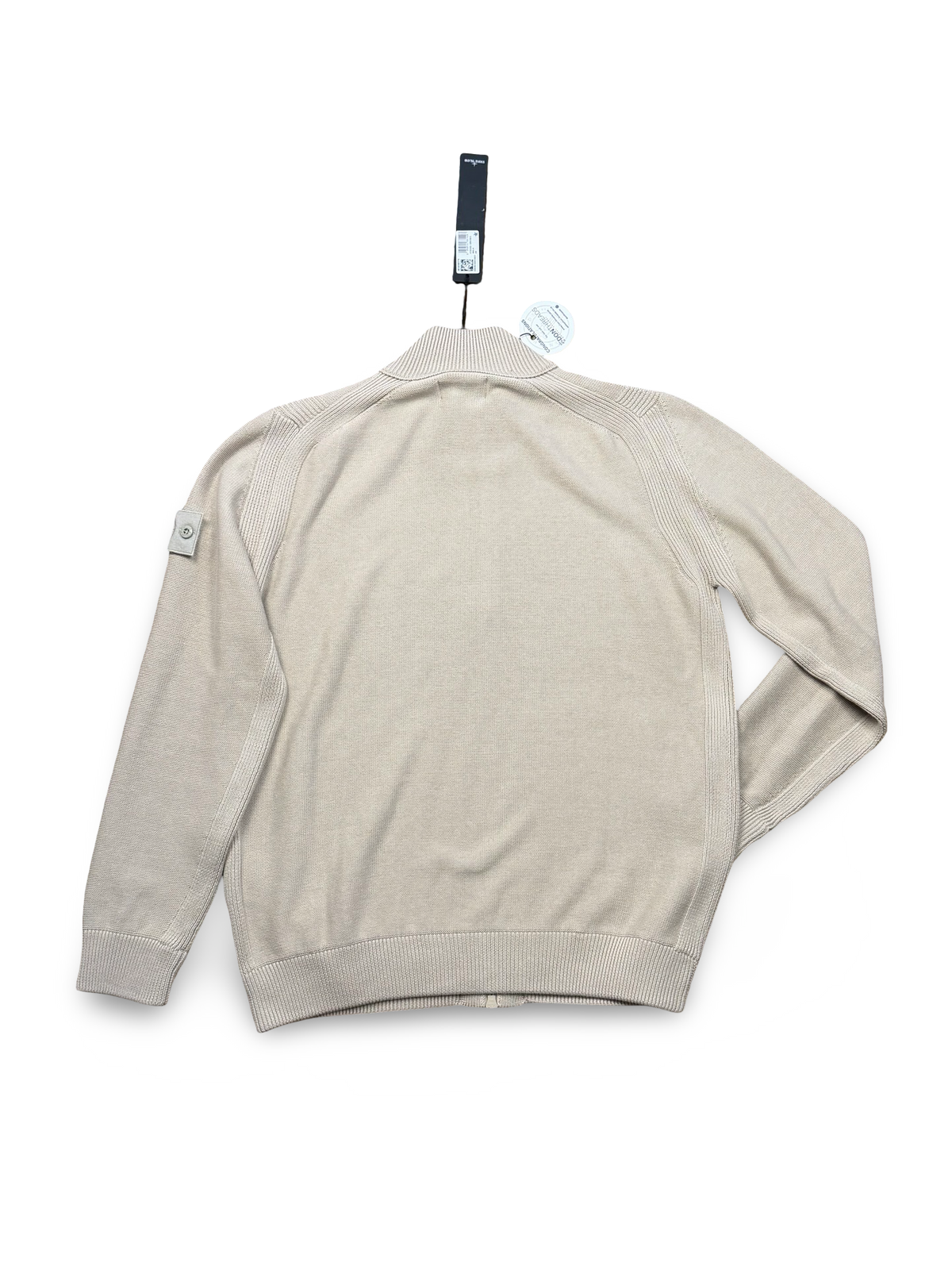 Stone Island Ghost Piece Cotton Cashmere Zip Up