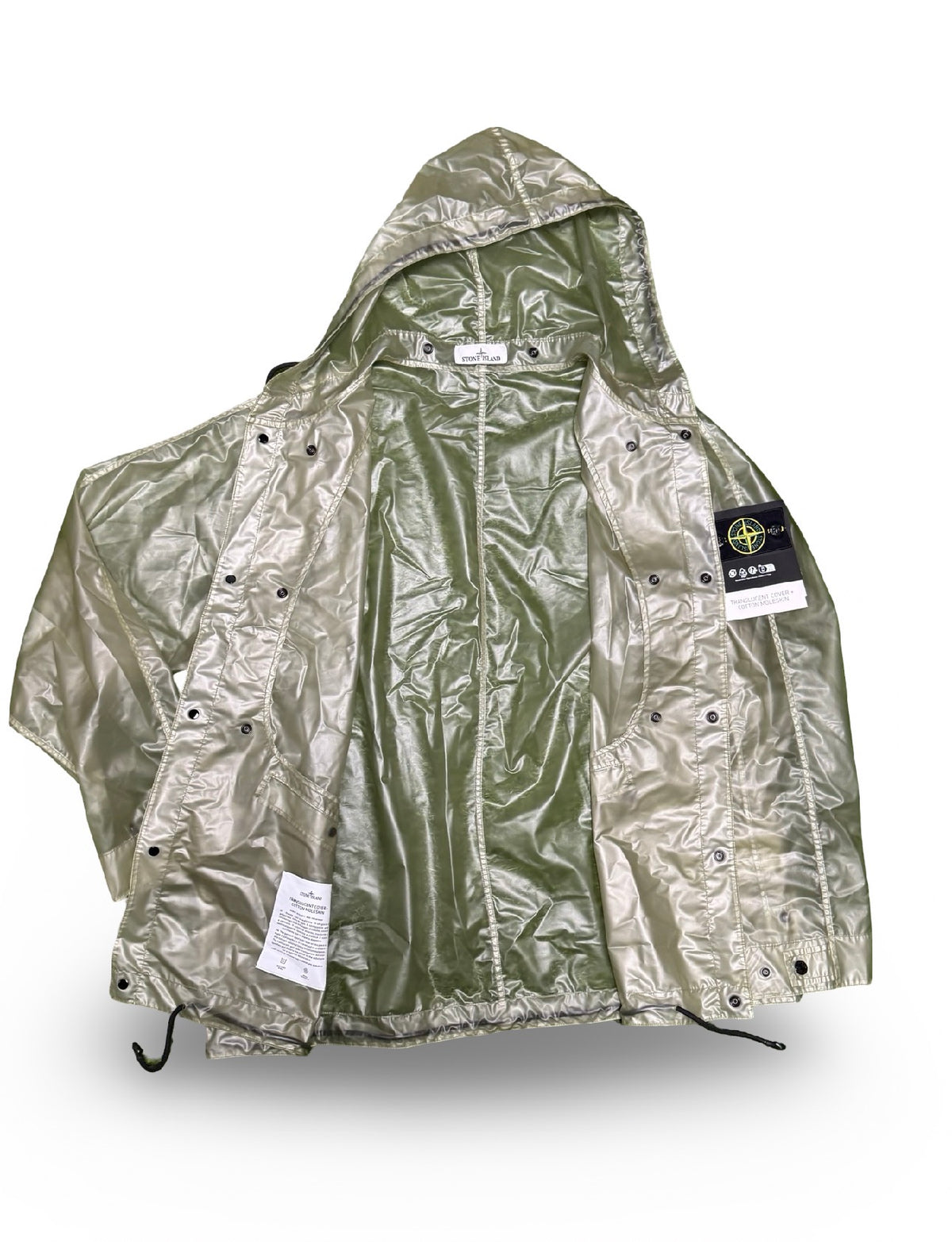 Stone Island Translucent Cover + Cotton Moleskin