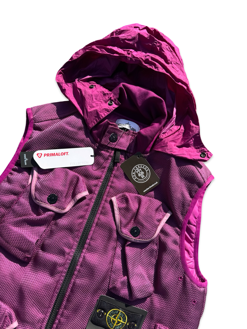 Stone Island Modified Panama 6/3 HT Nylon+Leather With Primaloft-TC