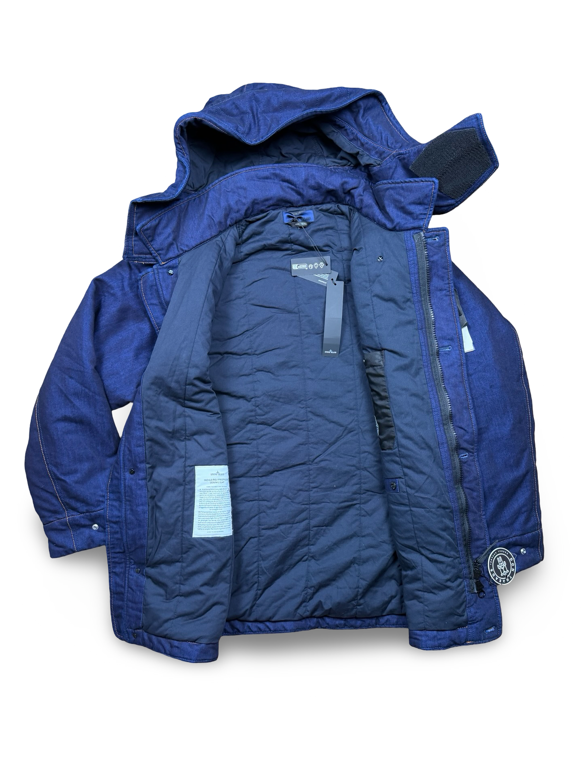 Stone Island Indigo Polypropylene Denim Light