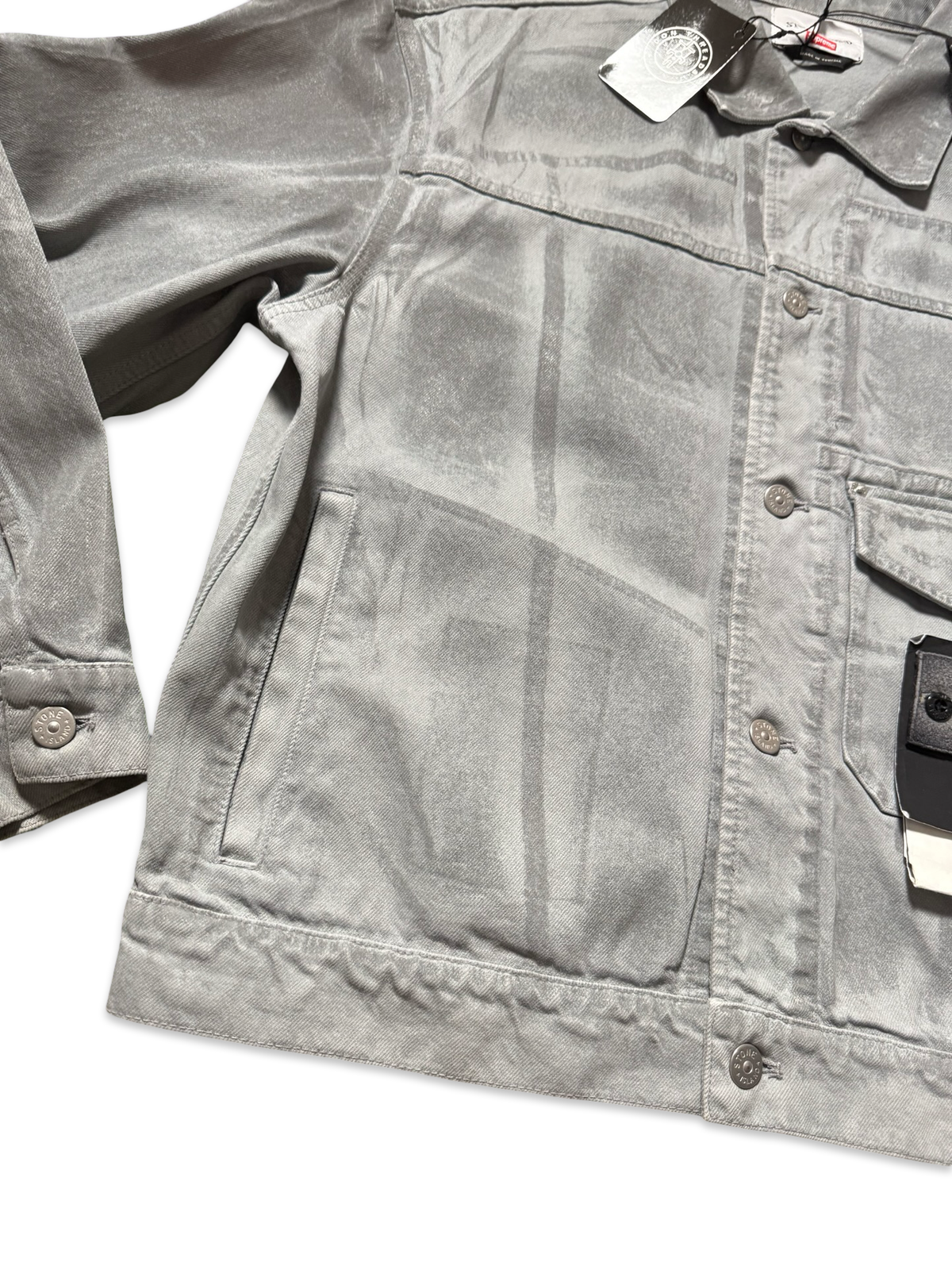 Stone Island Reflective Bull Denim-TC