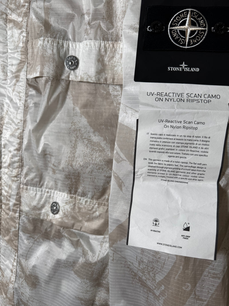 Stone Island UV-Reactive Scan Camo On Nylon Ripstop
