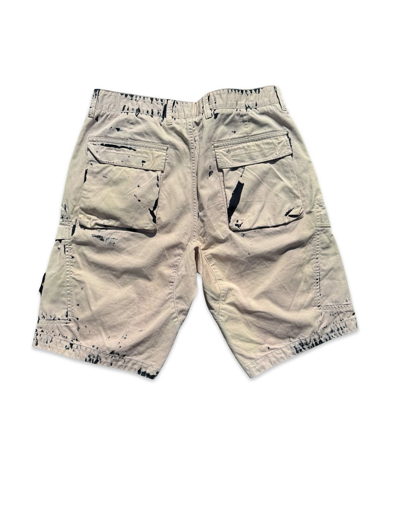 Stone Island Hand Corrosion Cargo Shorts