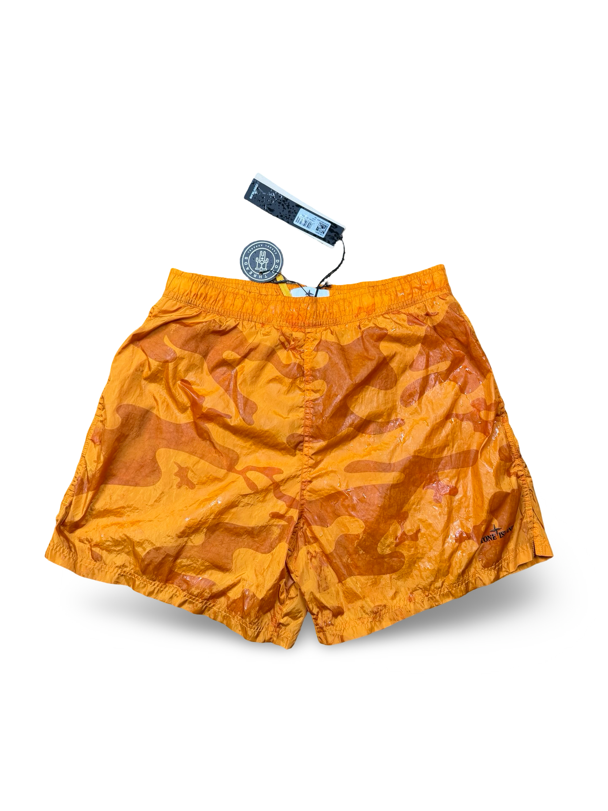Stone Island Camo Water Reactive Loose Fit Swim Shorts