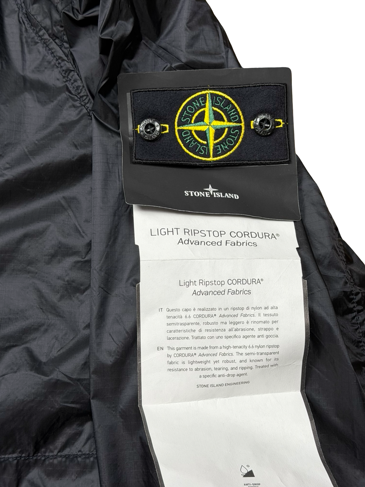 Stone Island Light Ripstop Cordura Advanced Fabrics