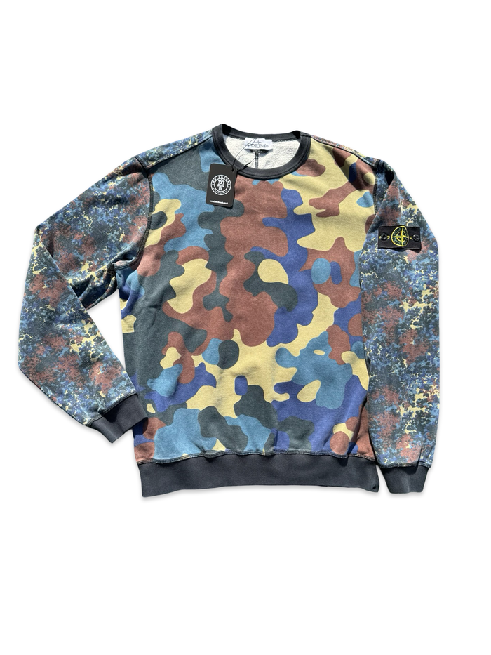 Stone Island Camo Crewneck