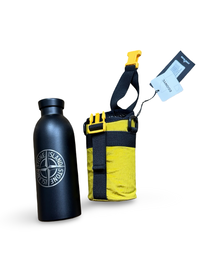Stone Island Stainless Steel Bottle in nylon metal Pouch