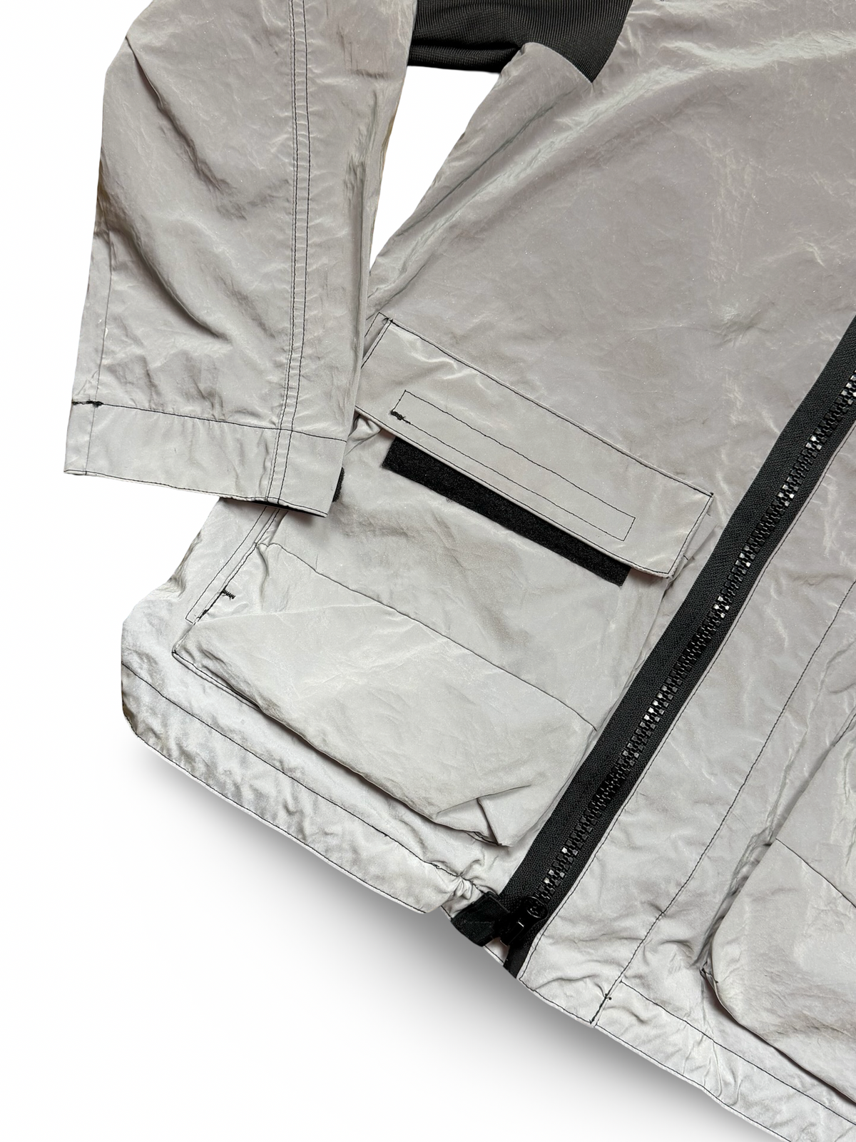 Stone Island Garment Dyed Plated Reflective With Mussola Gomata