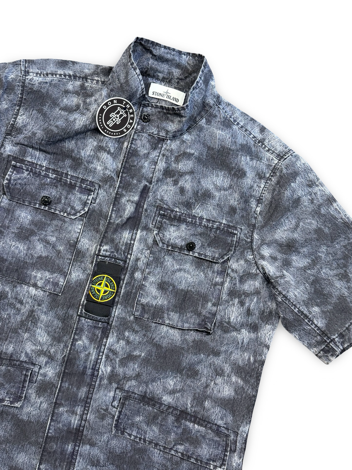 Stone Island Centre Badge DPM Jaquard Overshirt