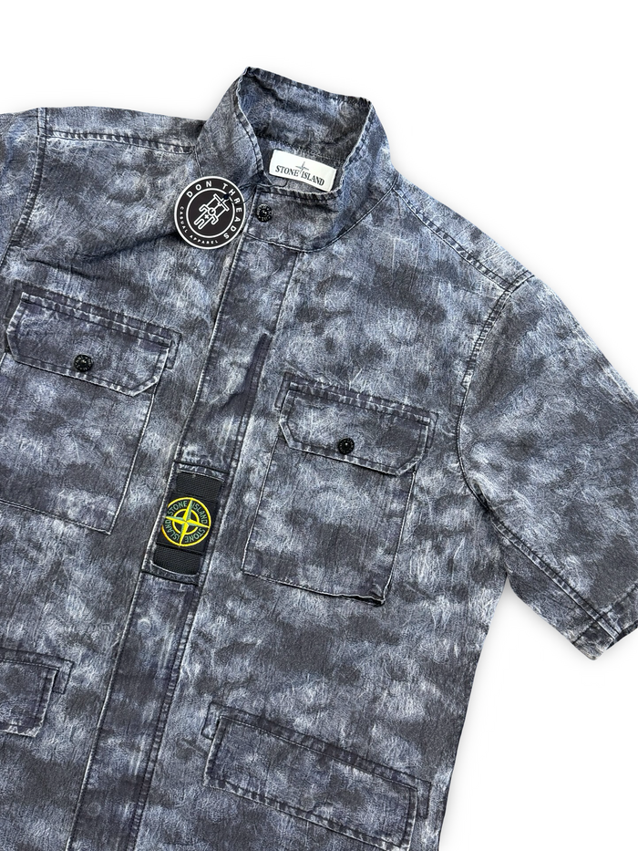 Stone Island Centre Badge DPM Jaquard Overshirt