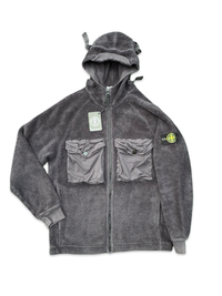 Stone Island Double Pocket Teddy Fleece Zip Up