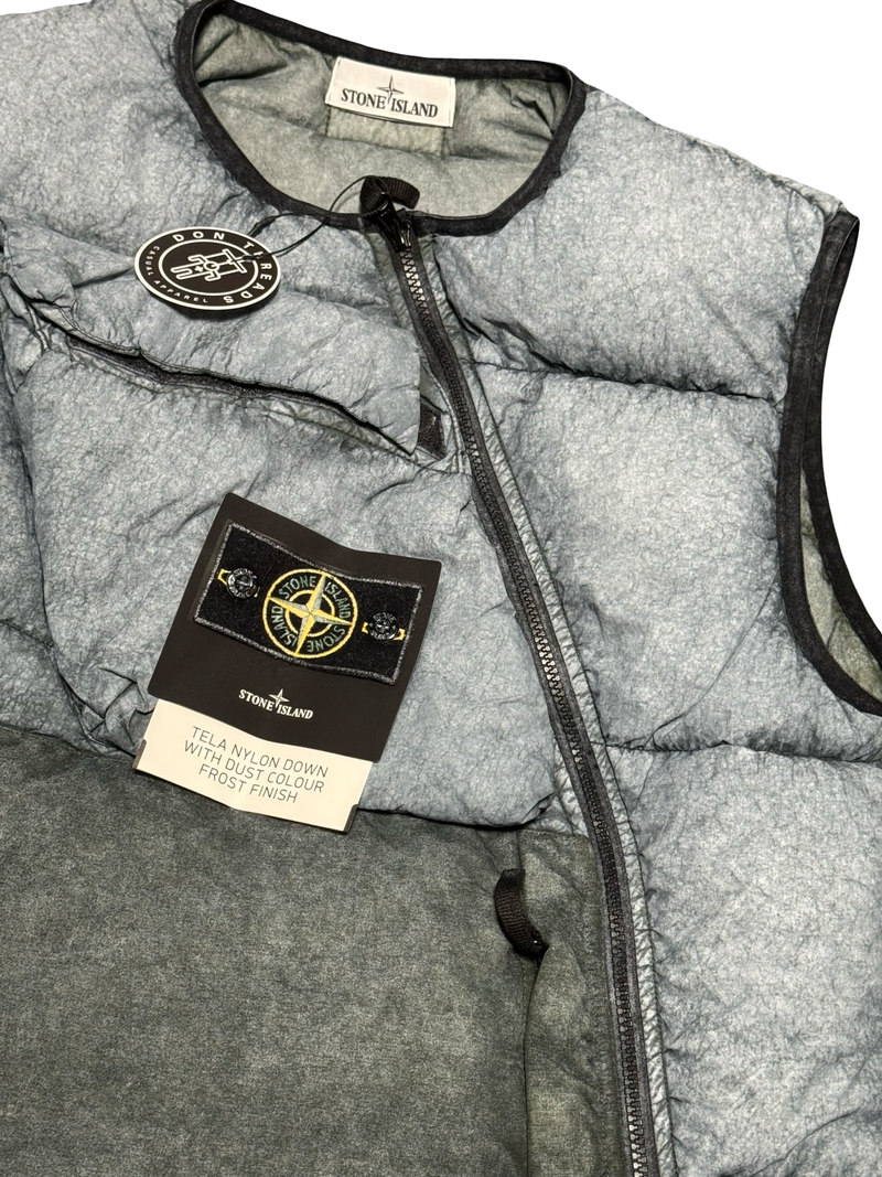Stone Island Tela Nylon Down With Dust Colour Frost Finish