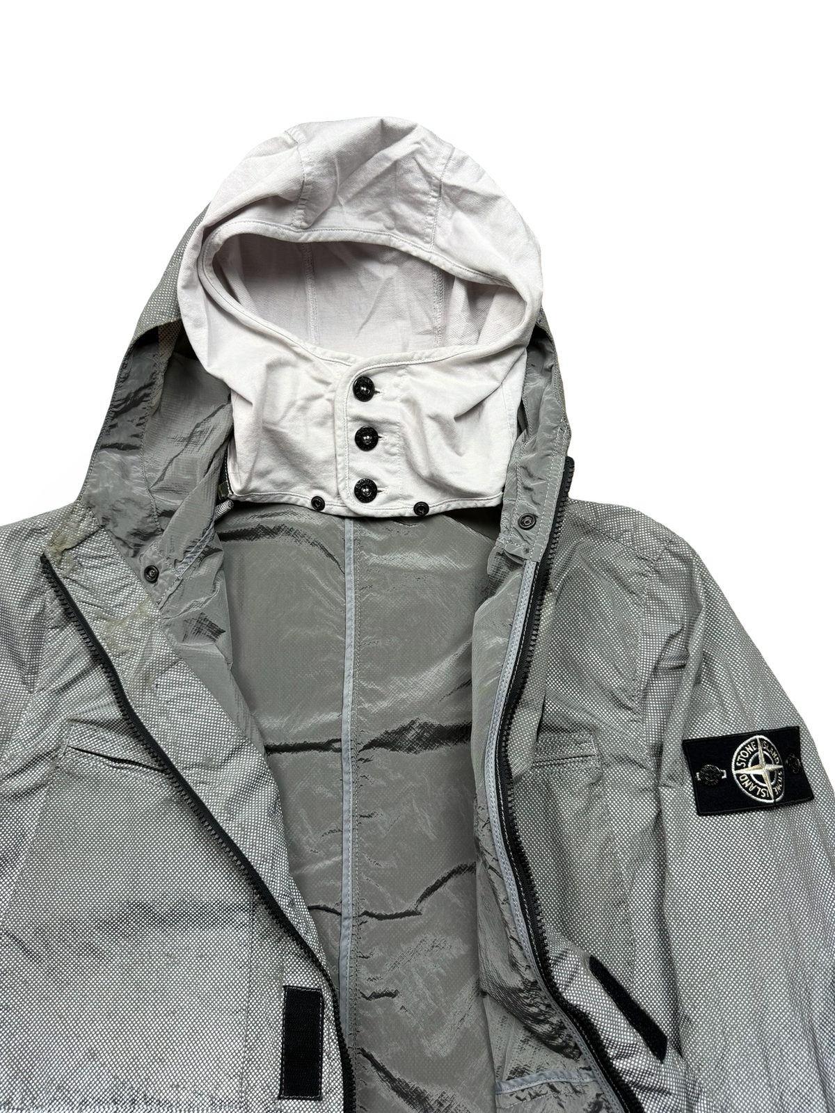 Stone Island Garment Dyed Pixel Reflective