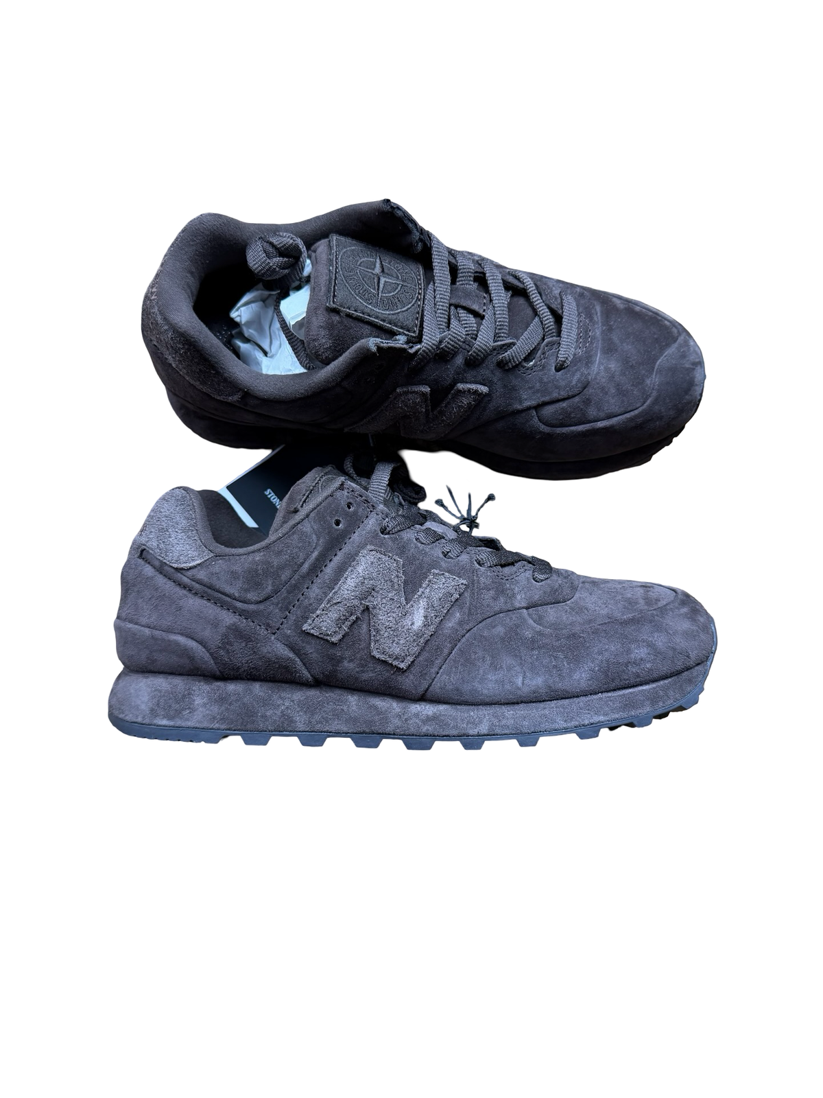 Stone Island | New Balance 574 Ghost Trainers