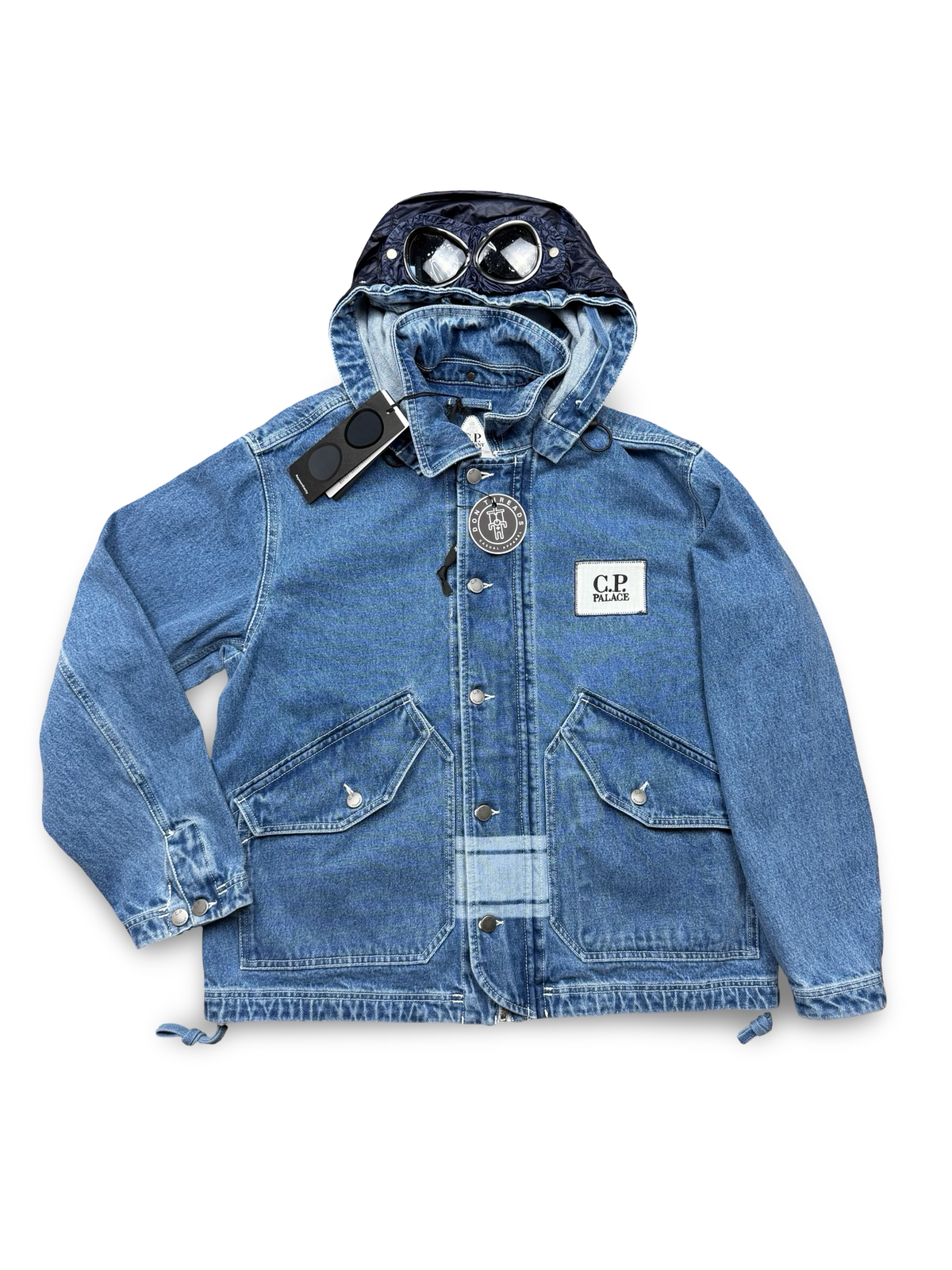CP Company x Palace Denim 14 3/4Oz 3 in 1 Goggle Jacket