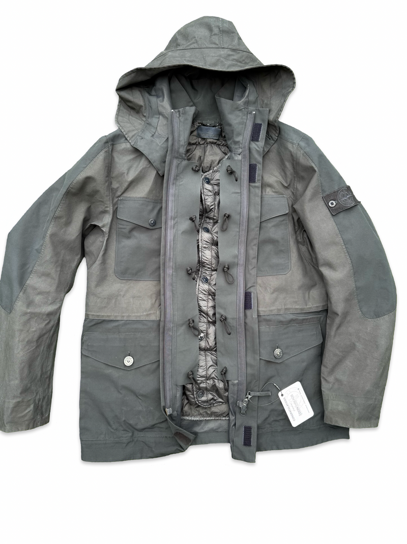 Stone Island Tank Shield Ghost Piece Featuring Multi Layer Stone Island Tank Shield Ghost Piece Featuring Multi Layer