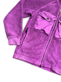 Stone Island Double Pocket Teddy Fleece Zip Up