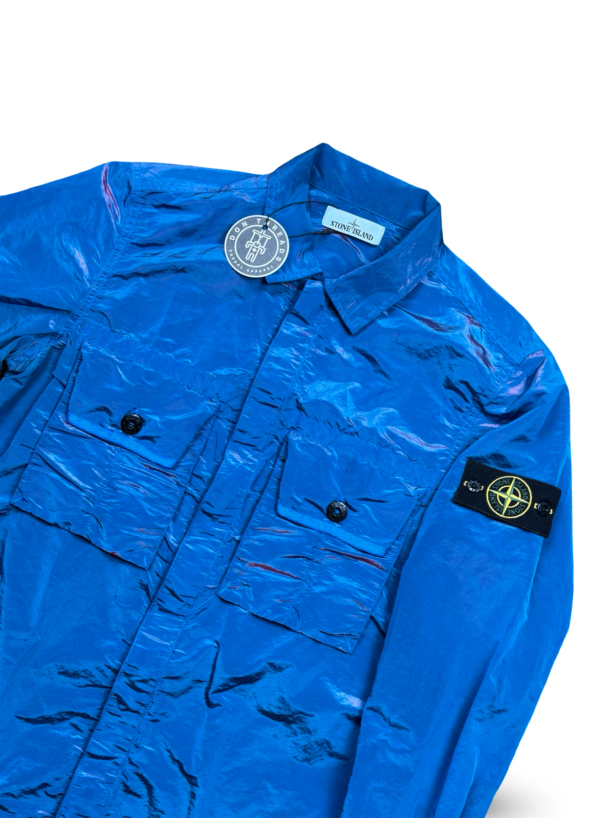 Stone Island Blue/Pink Weft Overshirt