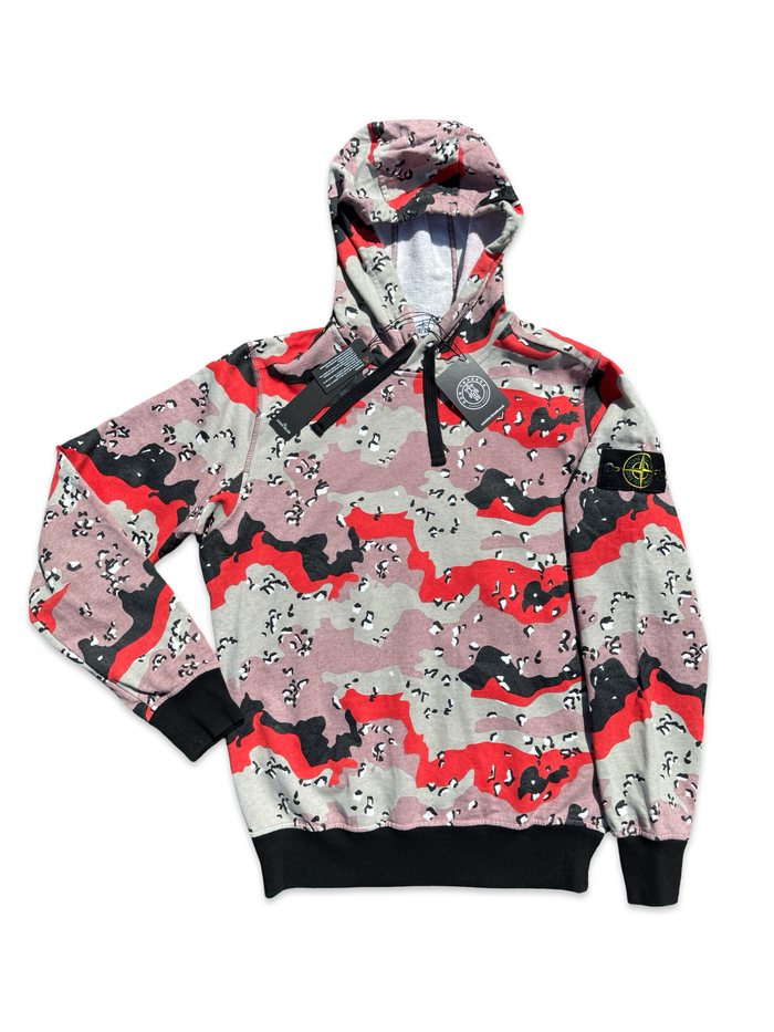 Stone Island Desert Camo Pullover Hoodie