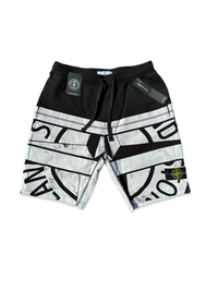 Stone Island Mosaic Fleece Shorts